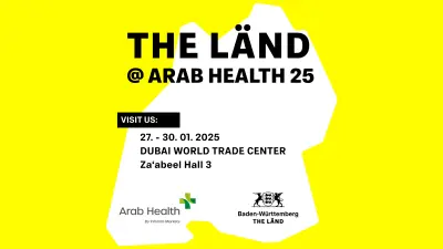 Logo The Länd at Arab Health 2025